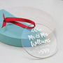 Personalised Mr And Mrs Foiled Decoration, thumbnail 2 of 7