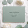 Personalised Alternative Wedding Linen Guest Book, thumbnail 1 of 8