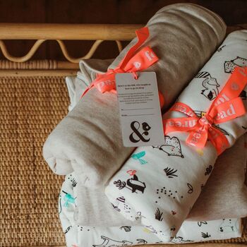 Folk And Thread Organic Baby Sleep Bag Lamb, 2 of 8
