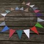 Personalised Colourful Leather Wedding Bunting, thumbnail 2 of 7