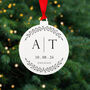 Personalised Engagement Christmas Tree Decoration, thumbnail 2 of 8