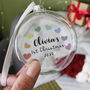 Baby's First Christmas Rainbow Bauble Decoration, thumbnail 5 of 12