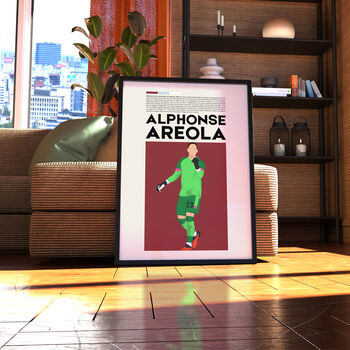 Alphonse Areola West Ham Football Poster, 5 of 6