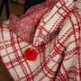 Cosy Red Check Snuggle Blanket, thumbnail 2 of 10