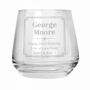 Gifts For Men Personalised Whisky Tumbler For Him, thumbnail 8 of 8