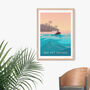 Go Jet Skiing Travel Poster Art Print, thumbnail 4 of 8