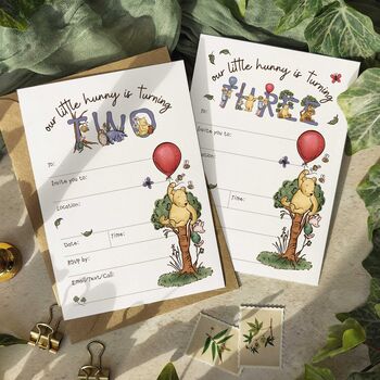 Winnie Complete Yourself Age Invitations And Envelopes, 4 of 6