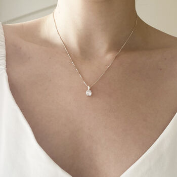 Cz Wedding Necklace 'I Do' Maid Of Honour, 2 of 5