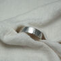 Men's Personalised Silver Textured Ring, thumbnail 2 of 11