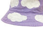 Lilac Cloud Unisex Bucket Hat, thumbnail 3 of 4