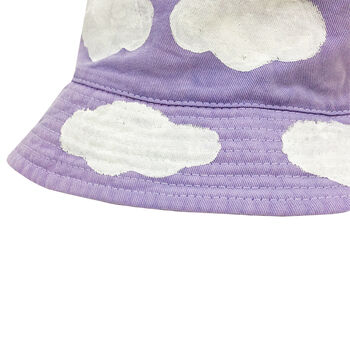 Lilac Cloud Unisex Bucket Hat, 3 of 4