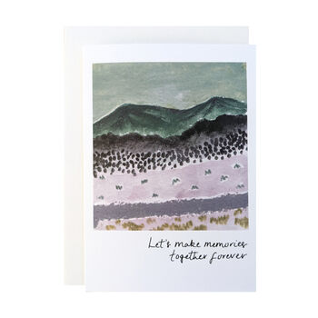Mountains Anniversary Card For Him, 3 of 5