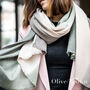 Personalised Ombre Gradient Cashmere Blend Scarf, thumbnail 5 of 12