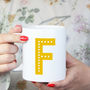Personalised Bright Letter Ceramic Mug, thumbnail 3 of 5