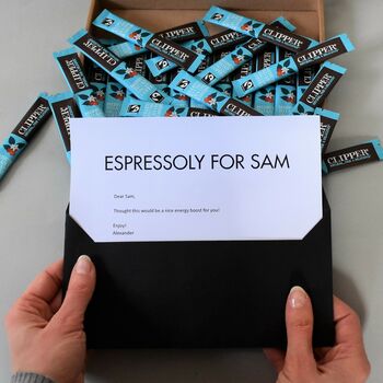 Valentines Day Coffee Gift With Personalised Note, 7 of 8