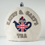 Personalised Union Jack Flag Tea Cosy Gift, thumbnail 9 of 11