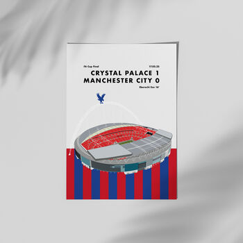 Crystal Palace Wembley Fa Cup Final Print, 3 of 4