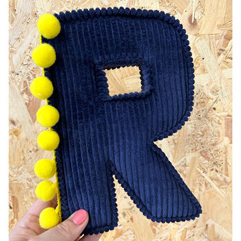 Pompom Corduroy Fabric Letters, 4 of 9