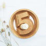 Five Year Anniversary Wood Personalised Candle Holder, thumbnail 1 of 6