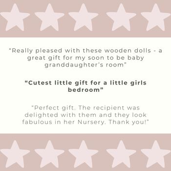 Personalised Baby Name Peg Dolls, 8 of 8