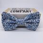Liberty Bow Tie In Navy And White Ditsy Floral, thumbnail 1 of 2
