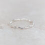 Sterling Silver Geo Scroll Stacking Ring, thumbnail 1 of 2