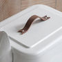 Pet Bin With Leather Handle, thumbnail 8 of 11