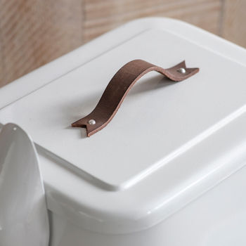Pet Bin With Leather Handle, 8 of 11