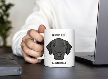 Personalised Labrador Mug, 4 of 5
