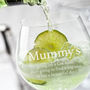 Personalised Gin Hunt Glass, thumbnail 1 of 5