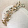 Pale Green Crystal Tiara, thumbnail 3 of 6