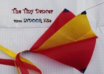 Tiny Dancer The Indoor Stunt Kite. Handmade In Gb By Morgan Kites, 4 of 8