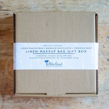 Linen Makeup Bag Gift Set, 7 of 7