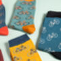 Cycling Bamboo Socks Letterbox Gift Set, thumbnail 9 of 12