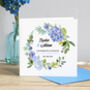 Personalised Flower Wreath Engagement Card, thumbnail 1 of 2
