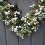 All Year Gypsophila Heart Wreath Gift Wedding, thumbnail 4 of 4