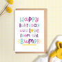 Happy Birthday From The Bump Card, thumbnail 1 of 12