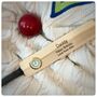 Personalised Mini Cricket Bat With Clock, thumbnail 2 of 11