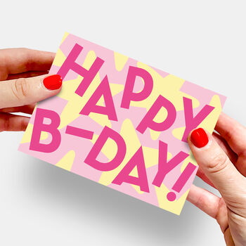 Personalised Birthday Cake Letterbox Cookie Pink, 5 of 8