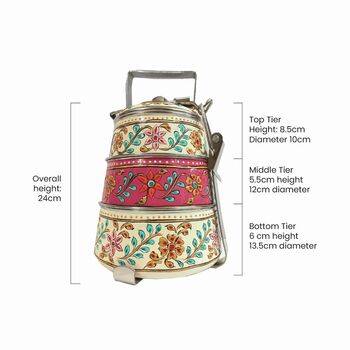 Tiffin Box With Three Tiers, 10 of 10
