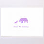 Personalised Lion Family Print, thumbnail 7 of 8