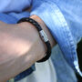 Heart Symbol Leather Bracelet, thumbnail 2 of 5