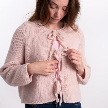 Lucy Cardigan Easy Knitting Kit, 2 of 10