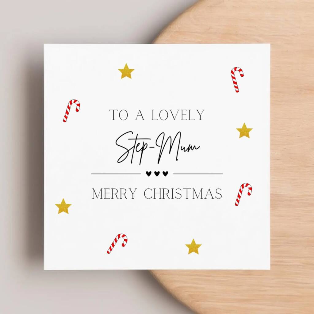 Stepmum Christmas Card