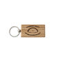 Cornish Gifts 'Cornish Pasty…' Rectangular Oak Keyring, thumbnail 2 of 4