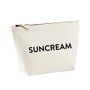 Suncream Storage Zipped Pouch Travel Bag, thumbnail 4 of 4