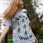 Going Sprout Out Women's Christmas T Shirt, thumbnail 4 of 4