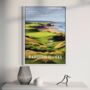 Bandon Dunes Golf Club Golf Course Poster – Golf Wall Art Print | Gift For Golfers, Dad, Husband, Golf Gift For Him, thumbnail 1 of 2