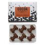 Six Edible Dumbbell Shaped Milk Chocolates 60g, thumbnail 1 of 5