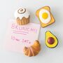 Brunch Club Fridge Magnet Set, thumbnail 1 of 2